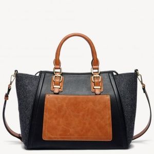 Sole Society Jensen Winged Colorblock Tote